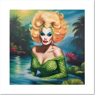 Drag Queen Creature from the Black Lagoon Posters and Art